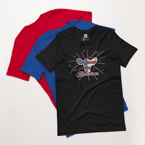 American Heifer face Unisex t-shirt, show cattle, livestock, showing, stock show, gift for her, gift for him, show mom, steer