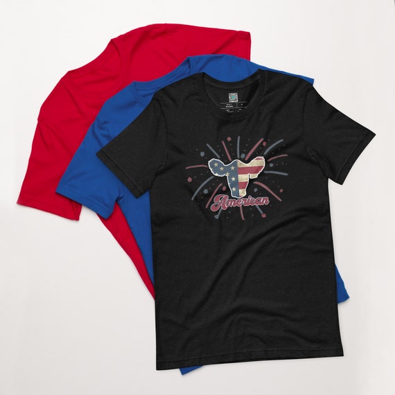 American Heifer face Unisex t-shirt, show cattle, livestock, showing, stock show, gift for her, gift for him, show mom, steer