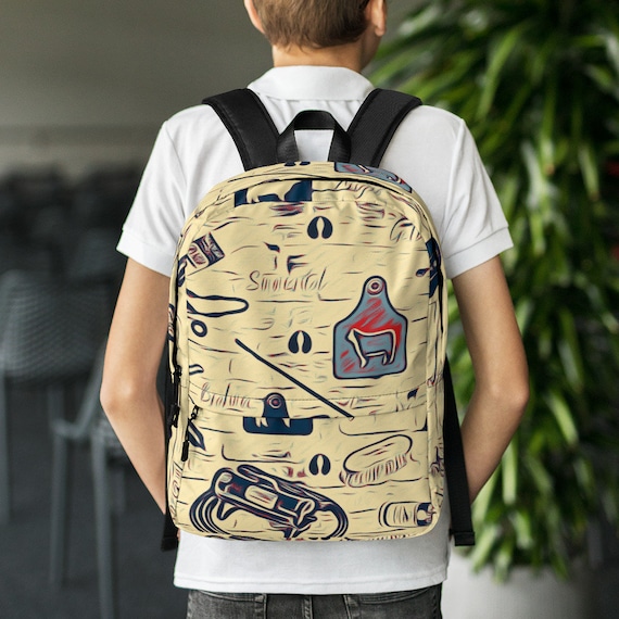 Show cattle backpack, showing, livestock, steer, heifer, show dad, show mom, stock show