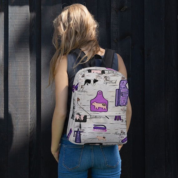 Show Pig Backpack, show mom, show dad, gift, stock show, livestock show