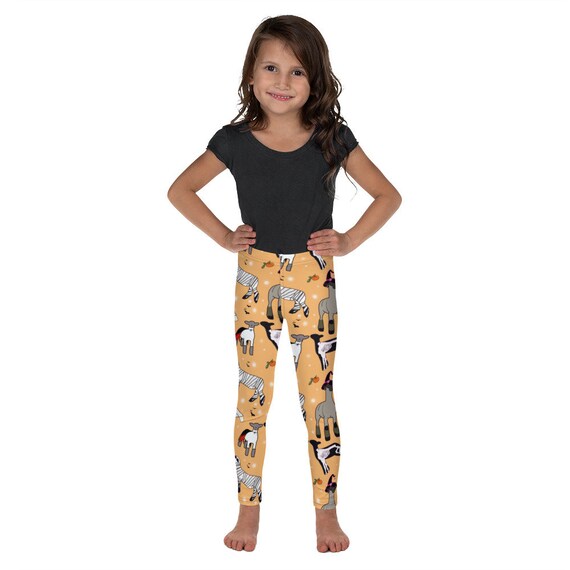 Halloween show sheep Kid's Leggings, stock show, showing livestock, lamb, show sheep, show mom, show dad, gift