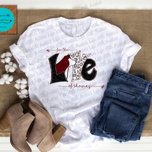 For the love of showing Unisex Jersey Short Sleeve Tee, Hereford, show heifer, show steer, show mom, gift for her