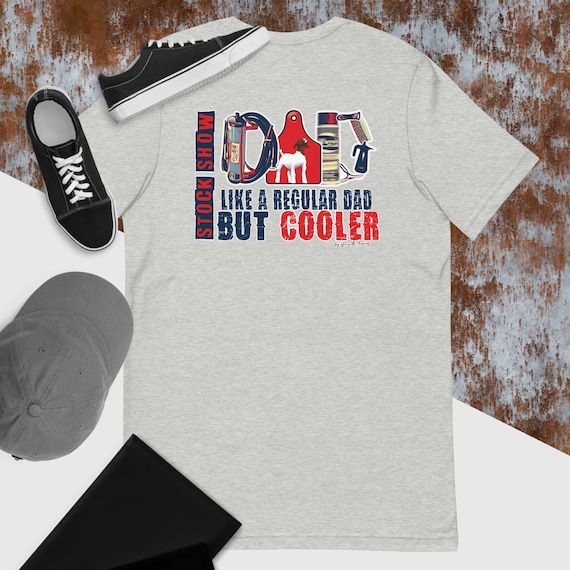 Show dad Unisex t-shirt, show goat, show mom, gift, showing livestock, stock show, goat love, boar