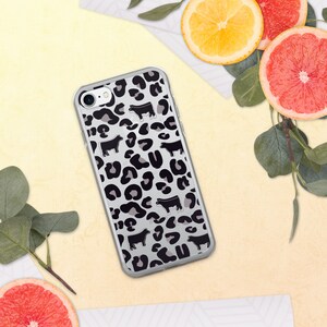 Show Steer Leopard Print iPhone Case, show mom, show dad, gift for her, livestock, stock show
