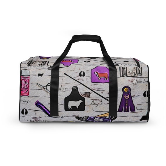 Show cattle Duffle bag, stock show, livestock, show cow, heifer, steer, show mom