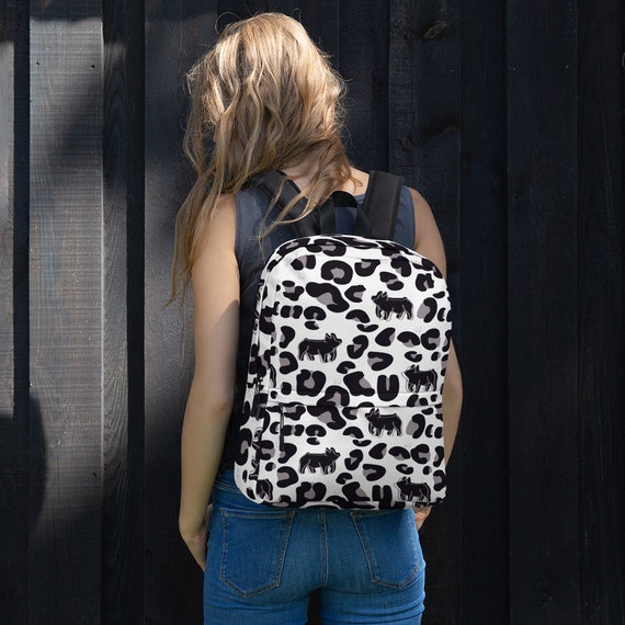 Pigs and Leopard print Backpack, stock show, show pig, gift, show mom, daughter, livestock, showing