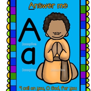 Gottes Versprechen Alphabet Poster