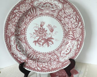 Spode Georgian Pink Archive Dinner Plates Set of 6 - Etsy