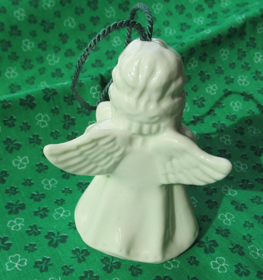 Belleek Angel Bell Christmas Ornament Ireland Etsy