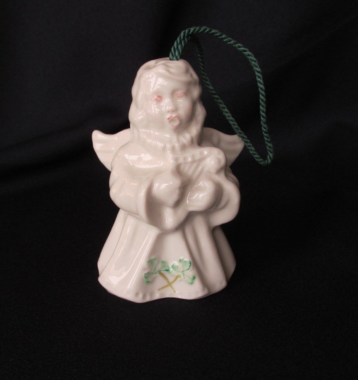 Belleek Angel Bell Christmas Ornament Ireland Etsy