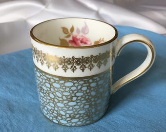 Murano Glass Latticino Ribbons Espresso Cup & Saucer Set