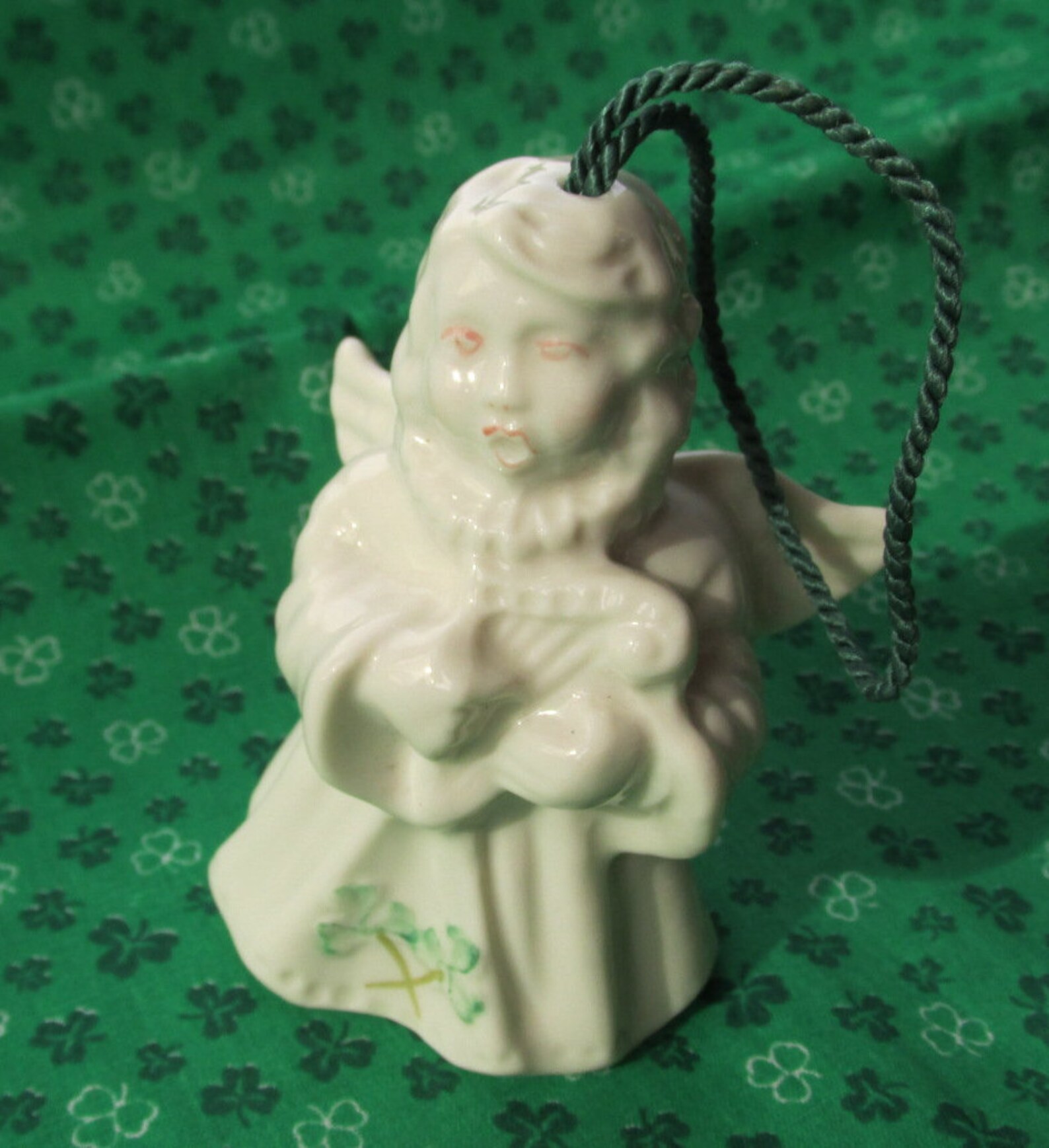 Belleek Angel Bell Christmas Ornament Ireland Etsy