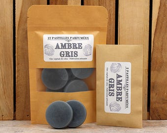 AMBERGRIS - Pastiglie di cera di colza profumate - Cialde di cera profumate