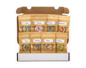 "Beta" DISCOVERY SET - 8 Perfumes - Scented pastilles - Scented wax melts - Rapeseed vegetable wax - Gift idea.