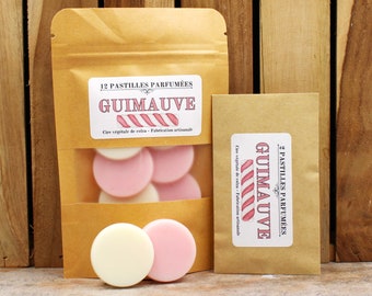 GUIMAUVE - Pastilles parfumées - Cire de colza - Fondants de cire végétale.