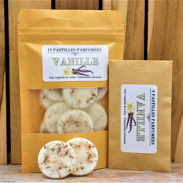 VANILLE - Pastilles parfumées - Fondants de cire parfumés - Cire végétale de colza