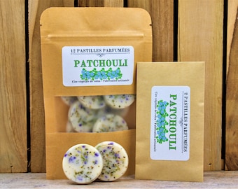 PATCHOULI - Scented pastilles - Rapeseed wax - Vegetable wax melts.