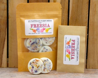 FREESIA - Scented pastilles - Rapeseed wax - Vegetable wax melts.