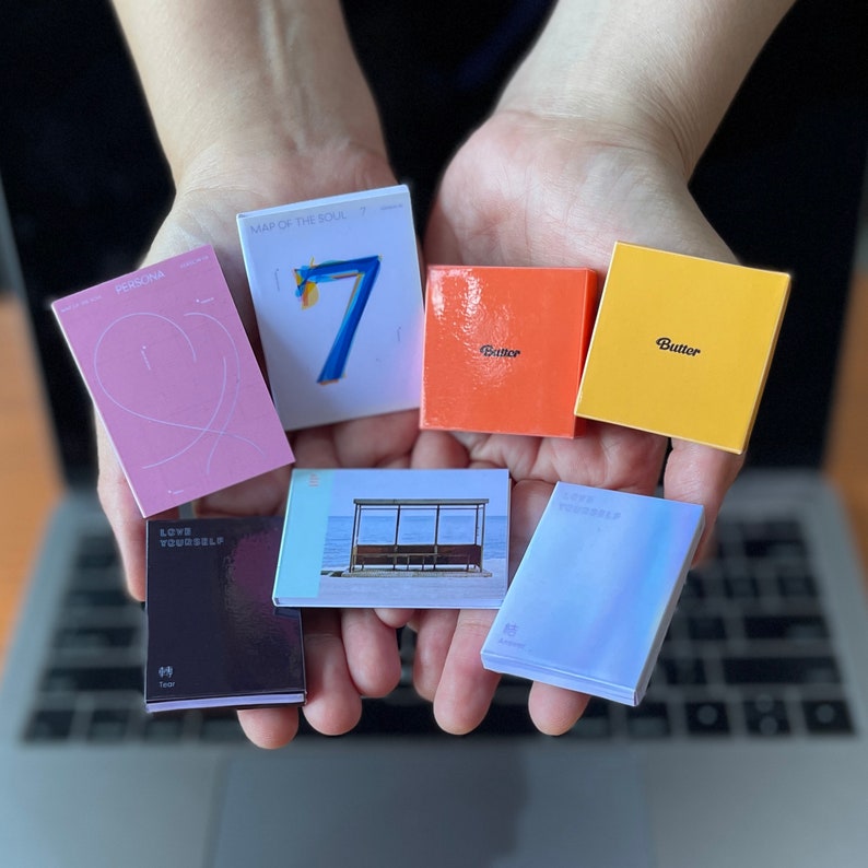 Fridge Magnets Miniature Handmade BTS Albums 