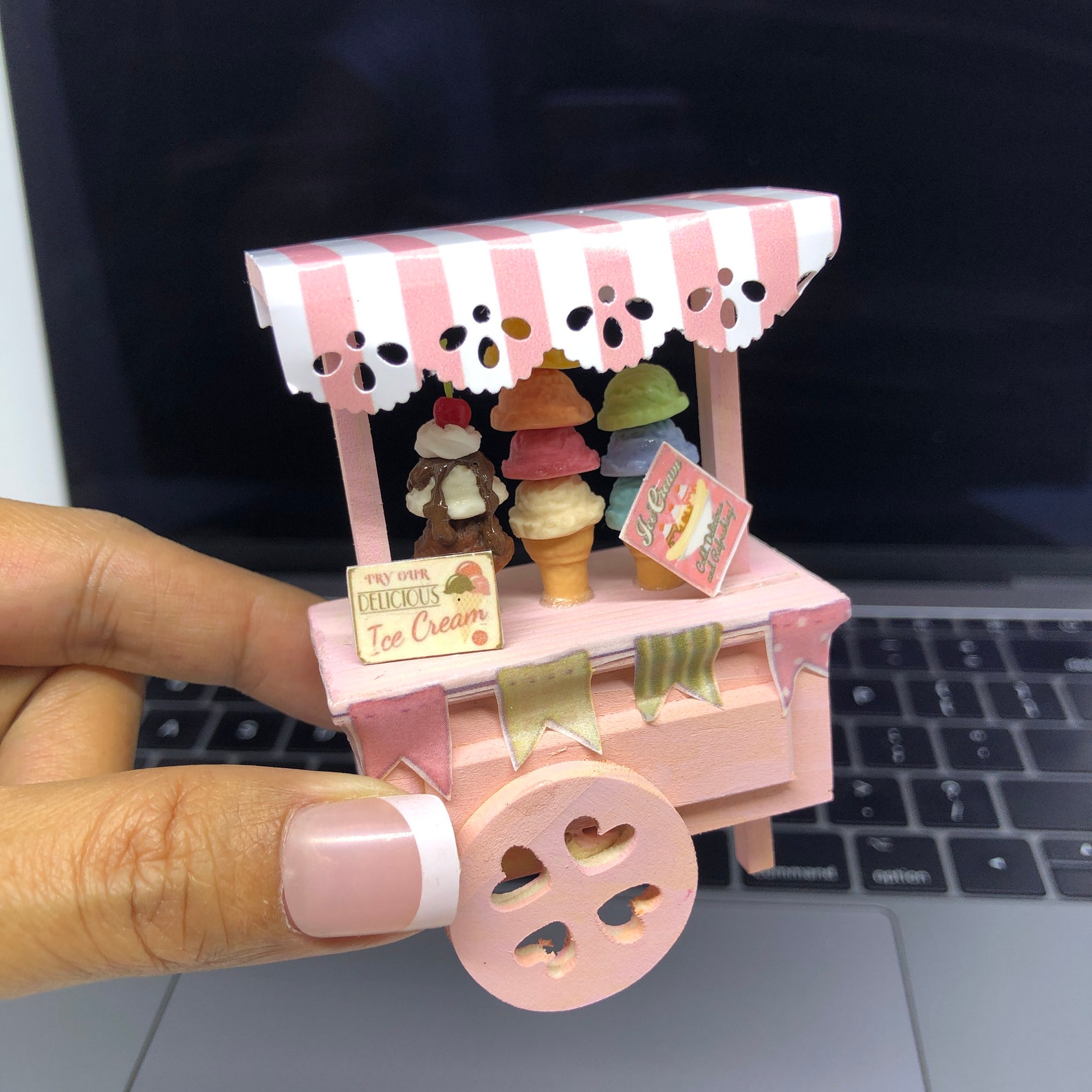 Fridge Miniature handmade refrigerator ice Etsy