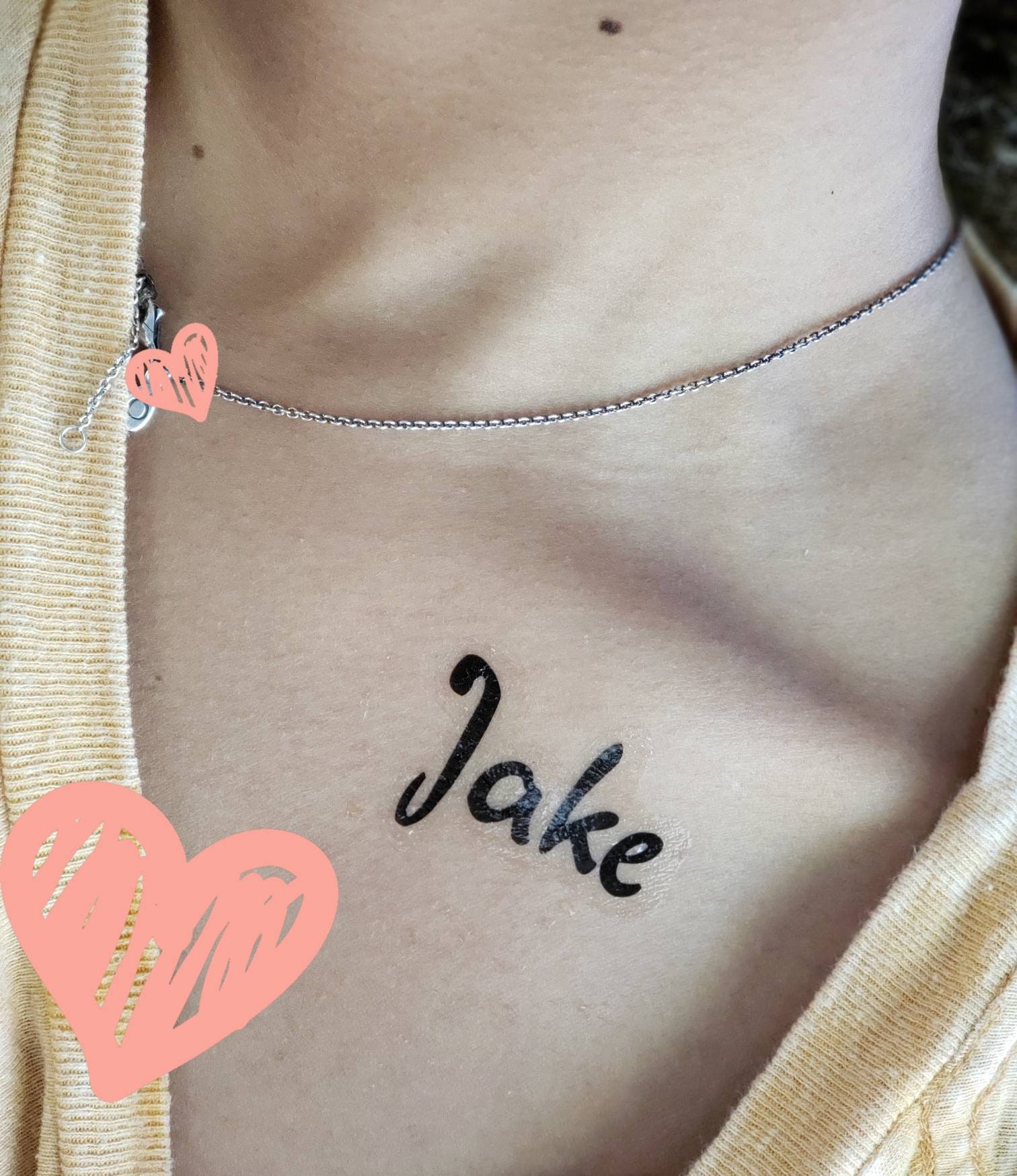 Custom Temporary Name Tattoos set of 2 Etsy