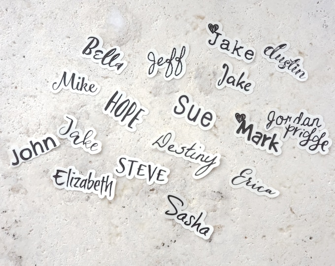 Custom Temporary Name Tattoos set of 2 Etsy