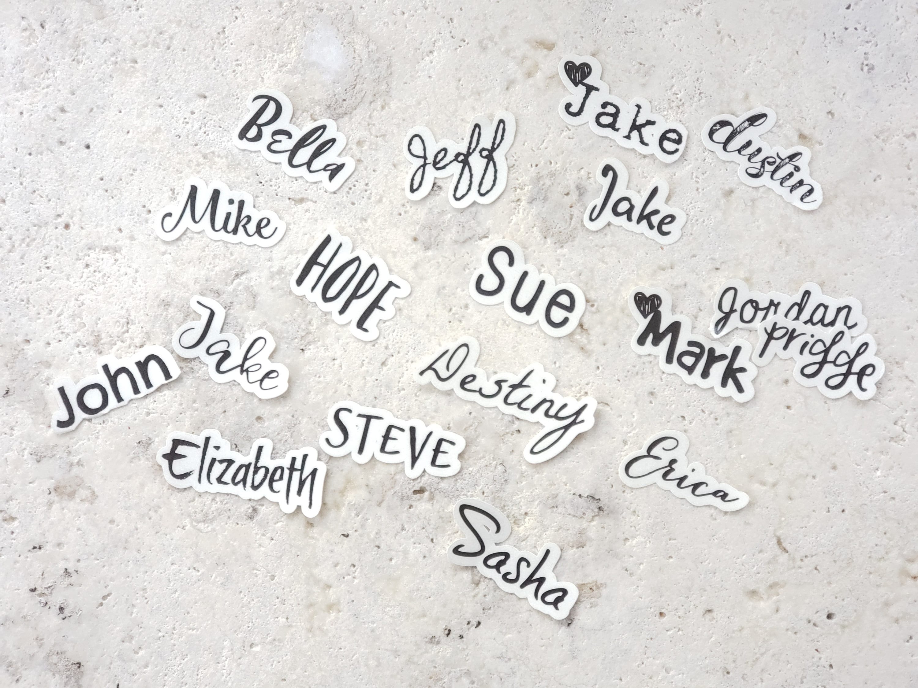 Custom Temporary Name Tattoos (set of 2)