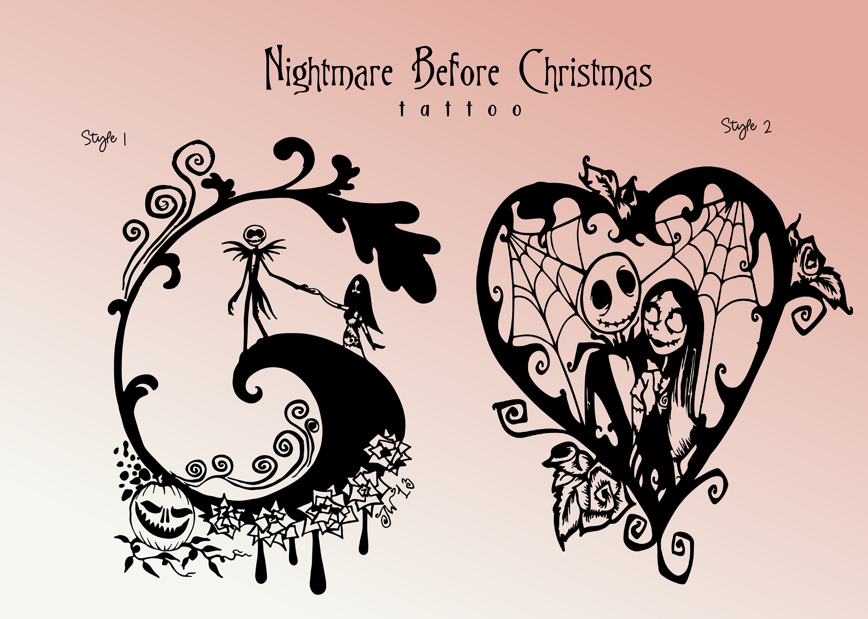 The Nightmare Before Christmas Tattoos