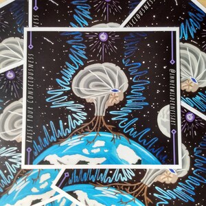 Raise your consciousness OVERSIZED sticker, laptop decal