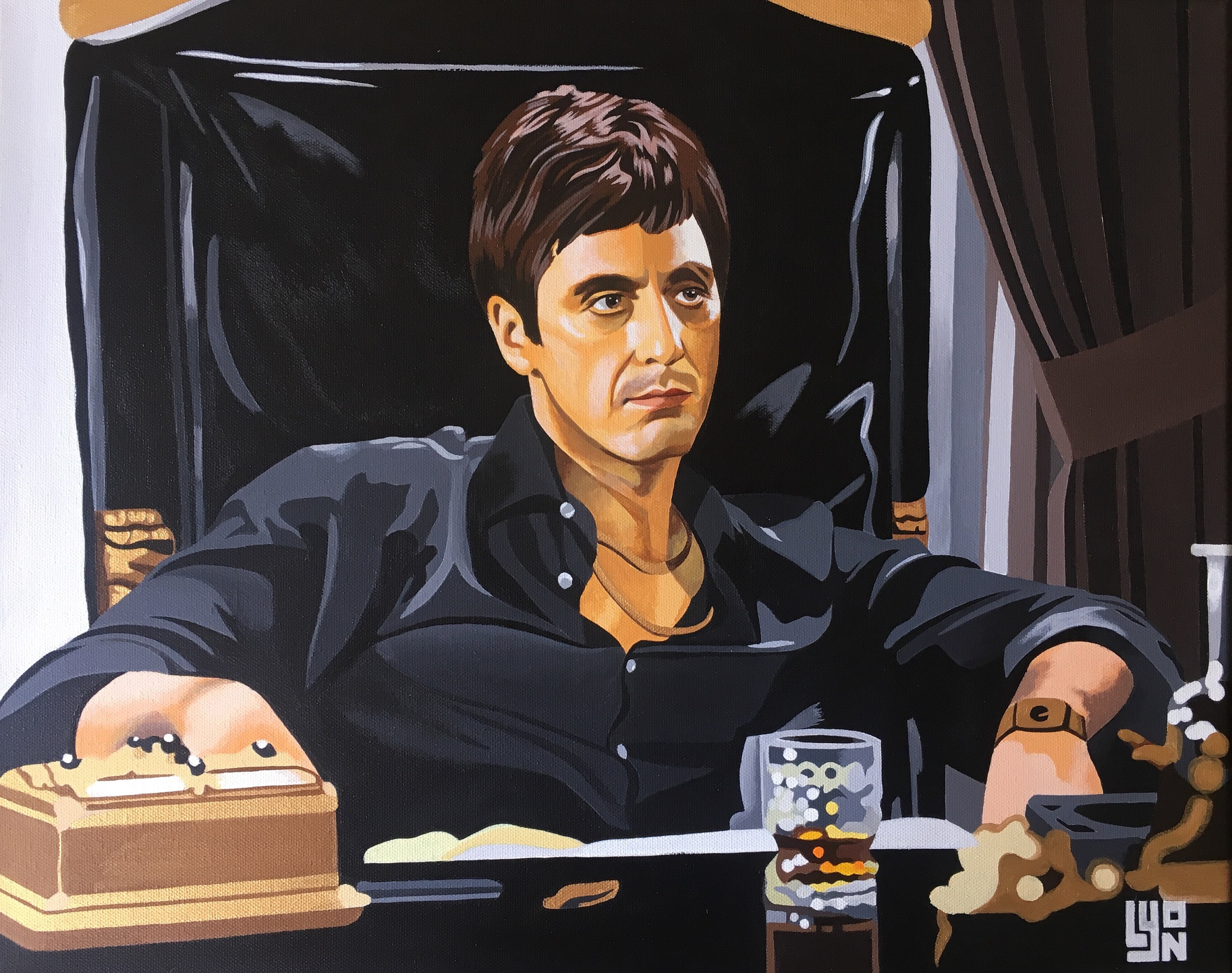 Buy Scarface-tony Montana High Quality Print of Original Acrylic Online in India - Etsy Buy Scarface-tony Montana High Quality Print of Original Acrylic Online in India - Etsy