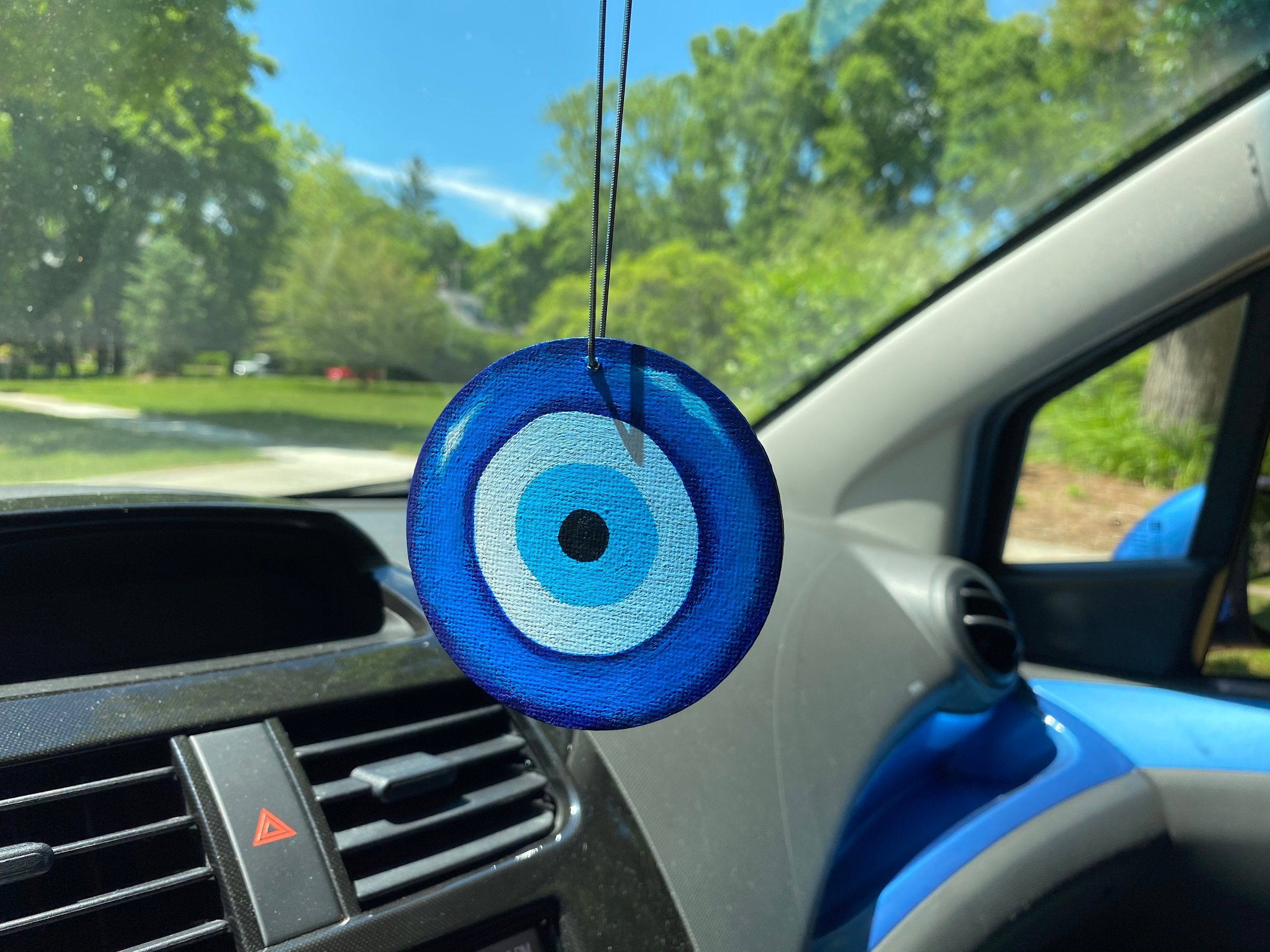 Evil eye clearance car hanger