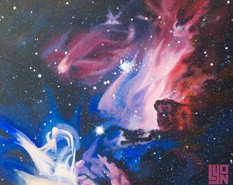 The Cosmos (high quality print of original acrylic painting)