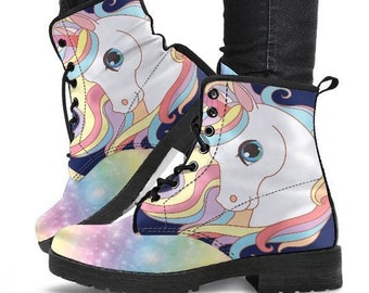 unicorn fur boots