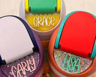 Placa de identificación personalizada de Owala / Etiqueta personalizada para vaso Freesip