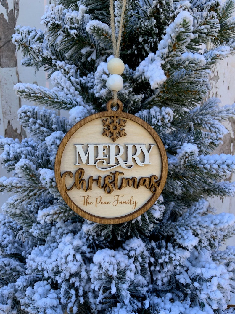 Christmas 2024 Wood Ornaments/custom Christmas Ornament/gift Tags