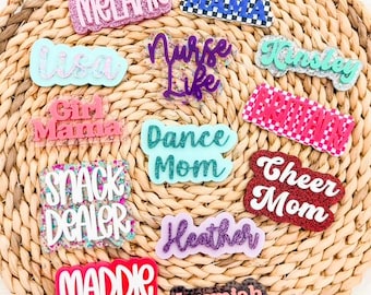 Personalized Acrylic Bogg Bag Tags | Custom Name Charm for Bogg Bag