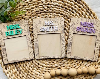 Porta notas adhesivas para profesores, regalo personalizado para profesores, regalo para profesores, decoración de escritorio, regalo de Navidad para profesores, regalo de agradecimiento para profesores