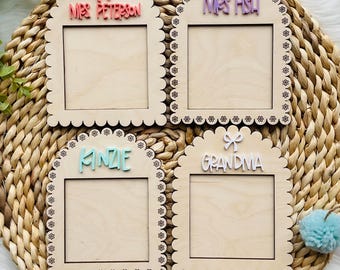 Porta notas adhesivas / Regalo personalizado / Regalo para maestros / Decoración de escritorio / Regalo de Navidad / Regalo de agradecimiento para maestros / Regalo de enfermera / Regalo de oficina
