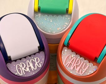 Placa de identificación personalizada de Owala / Etiqueta personalizada para vaso Freesip