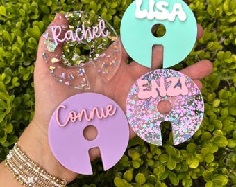 Placa de nombre personalizada Brumate / Plato de vaso personalizado / Adorno para taza Brumate Era de 30 oz, 40 oz / Adorno para nombre Brumate con placa personalizada