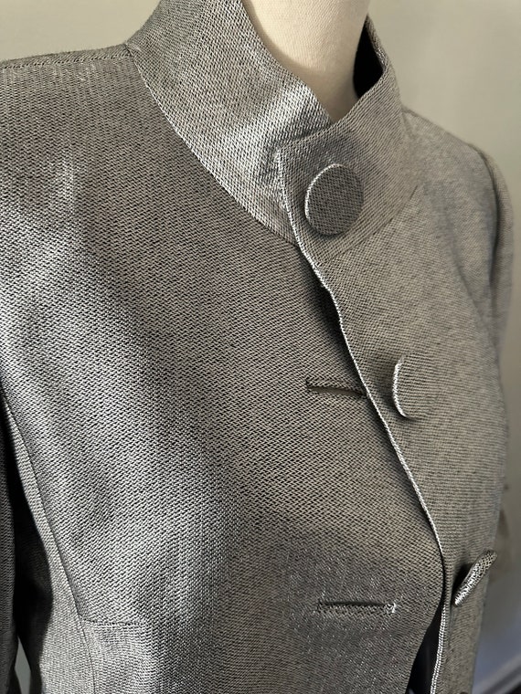 Vintage Silver Tahari Suit - image 2