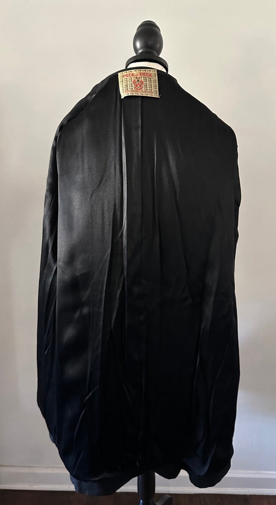 50's/60's Vintage Black Coat - image 5