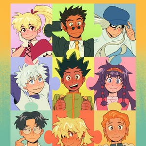 HxH Puzzle Sticker Sheet (PREORDER)
