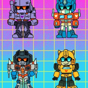 Transformers Thick Acrylic Standees (PREORDER)