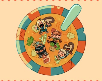 Dungeon Meshi Soup Shaker Charm (PREORDER)