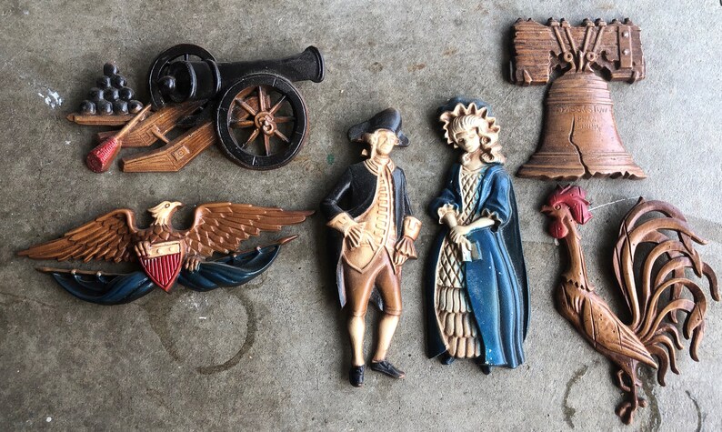 Vintage Sexton Metal Wall Art Americana USA - Etsy