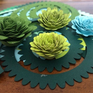 DIY Papier Sukkulenten. Bereit zum Erstellen! Do It Yourself, Projekte, Basteln, Geschenk, FUN! 9er - 15er Sets