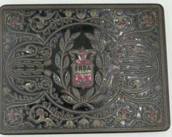 Vintage jugendstil blikje van Erba sigaren