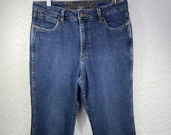Vintage Wrangler Flare Wide Leg 31x32 (31x31) Wrangler High Rise Flare Jeans 11