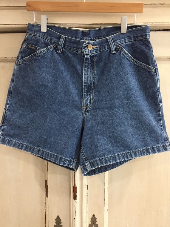 Vintage Jean Shorts, High Waisted Distressed Denim Wr… Gem